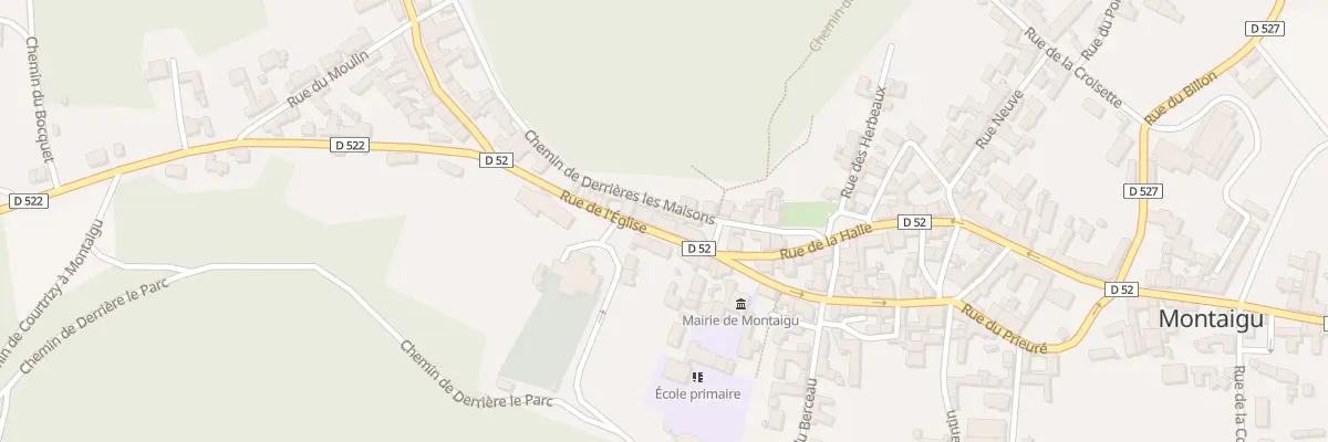 Plan du 6 Rue de l’Eglise à Montaigu