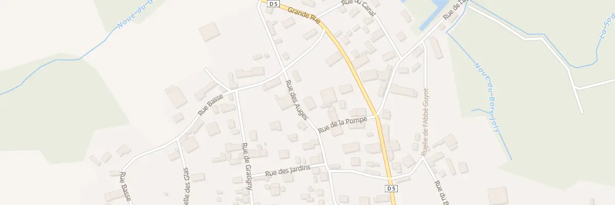 Plan du 5002 Rue des Auges à Bagneux