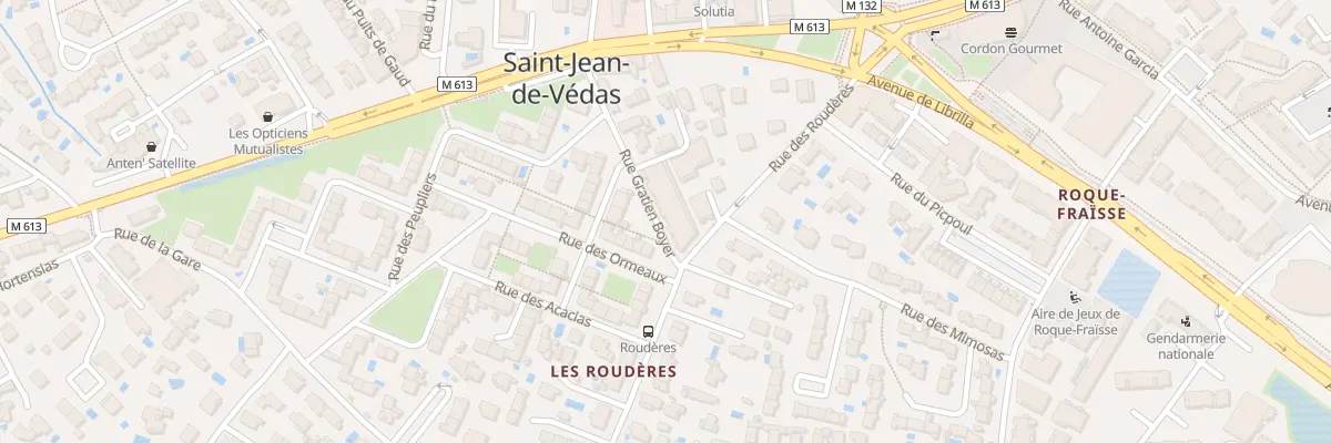 Plan du 9 Rue Gratien Boyer à Saint-Jean-de-Védas