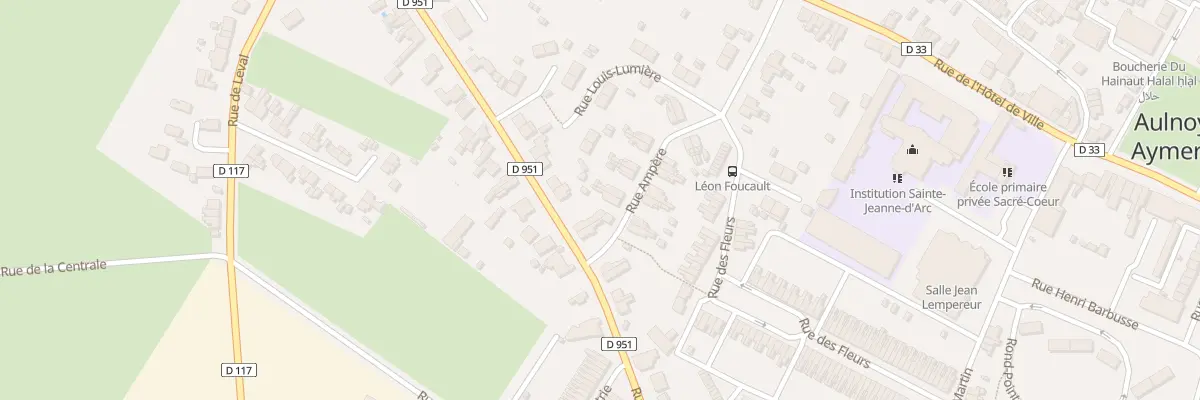 Plan du 28 Rue Ampère à Aulnoye-Aymeries