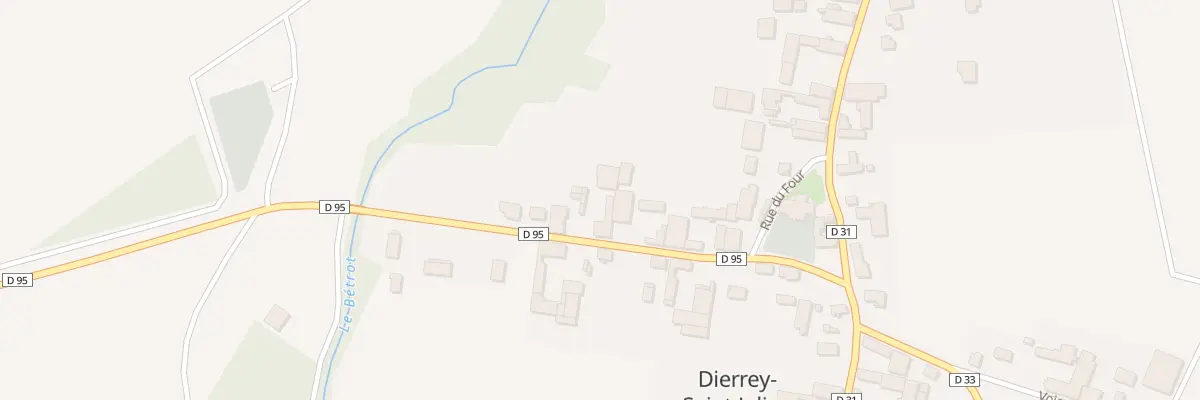 Plan du 6 Rue de la Planche à Dierrey-Saint-Julien