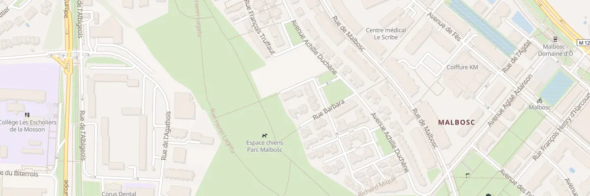Plan du 75 Rue Emmanuel Hère à Montpellier