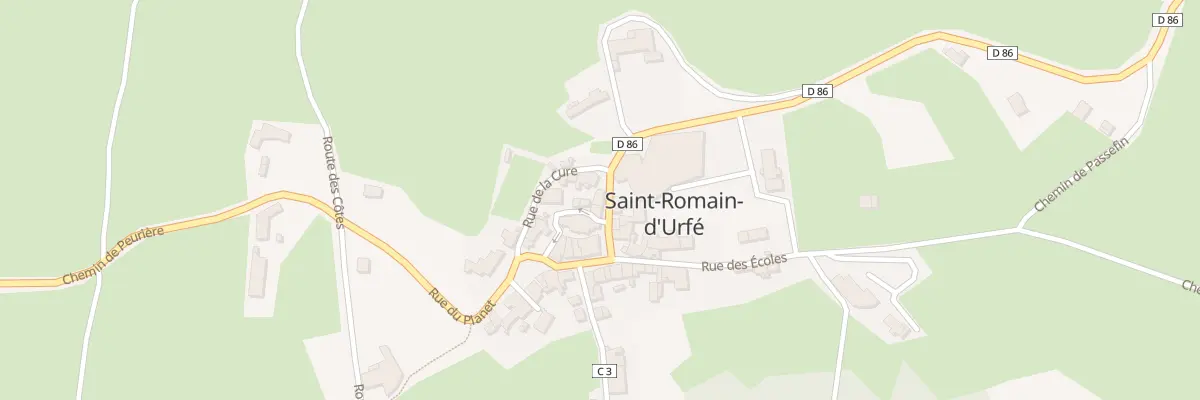 Plan du 45 Rue des Fontanettes à Saint-Romain-d’Urfé