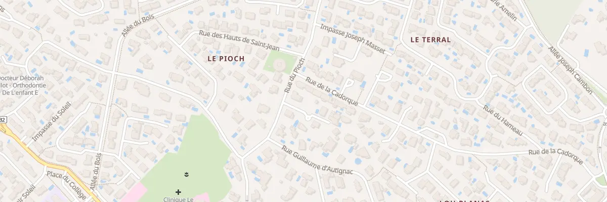 Plan du 1 Imp du Pioch à Saint-Jean-de-Védas