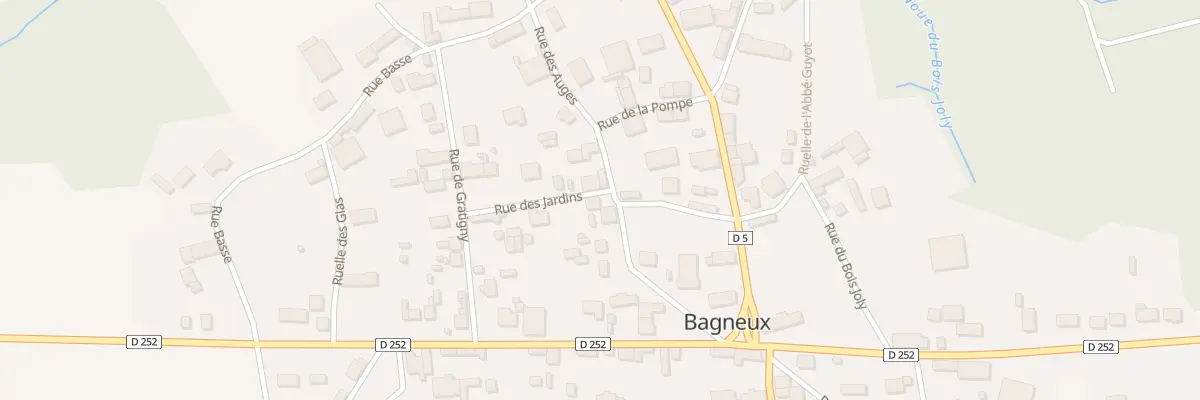 Plan du 5 Rue des Auges à Bagneux