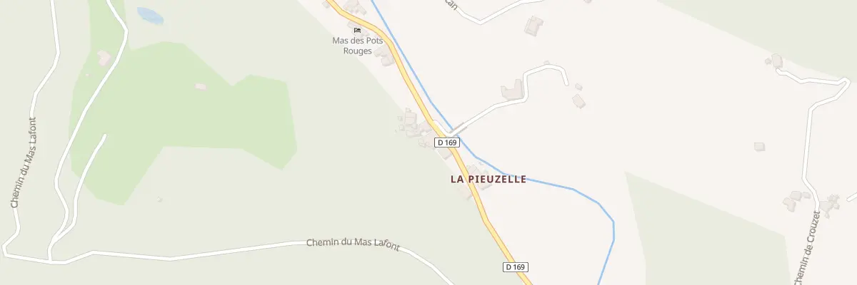 Plan du 5030 La Pieuzelle à Cros