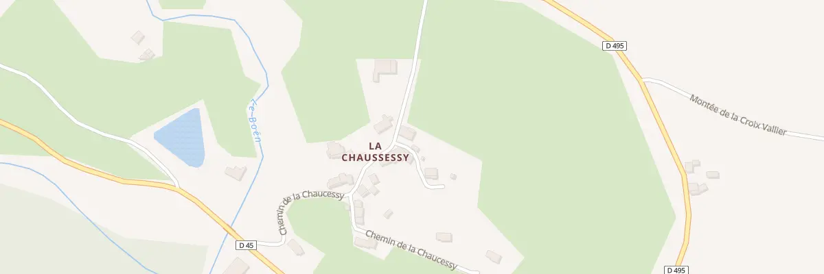 Plan du 195 Che de la Chaucessy à Saint-Just-en-Chevalet