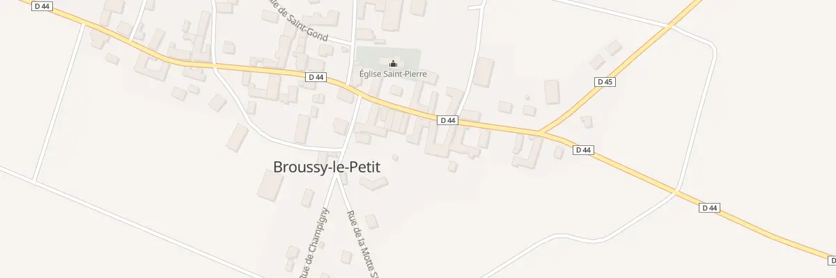 Plan du 4 Rue du Frene à Broussy-le-Petit