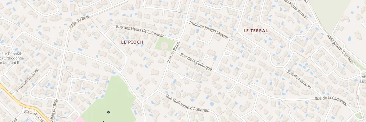 Plan du 33 Rue de la Cadorque à Saint-Jean-de-Védas