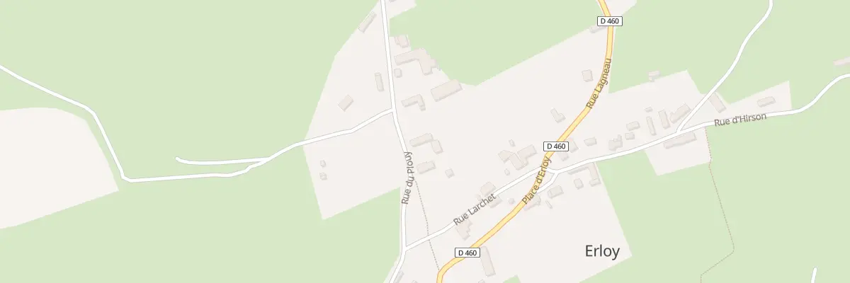 Plan du 10 Rue du Plouy à Erloy
