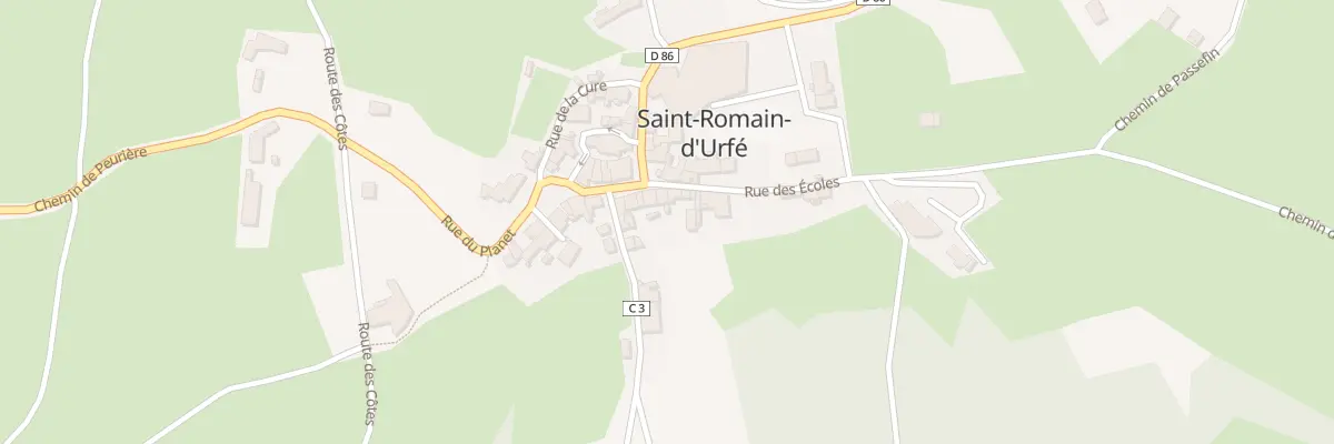 Plan du 44 Rue des Ecoles à Saint-Romain-d’Urfé