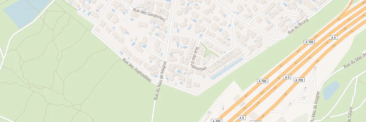 Plan du 55B Rue du Mas de Magret à Saint-Jean-de-Védas
