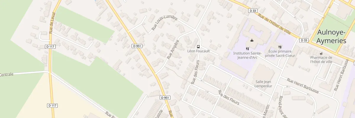 Plan du 19 Rue Ampère à Aulnoye-Aymeries