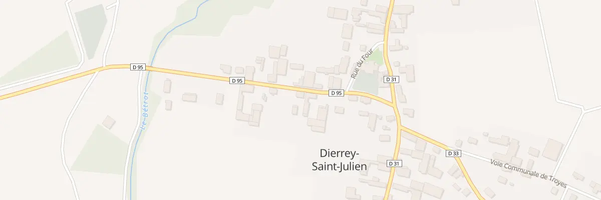 Plan du 9 Rue de la Planche à Dierrey-Saint-Julien