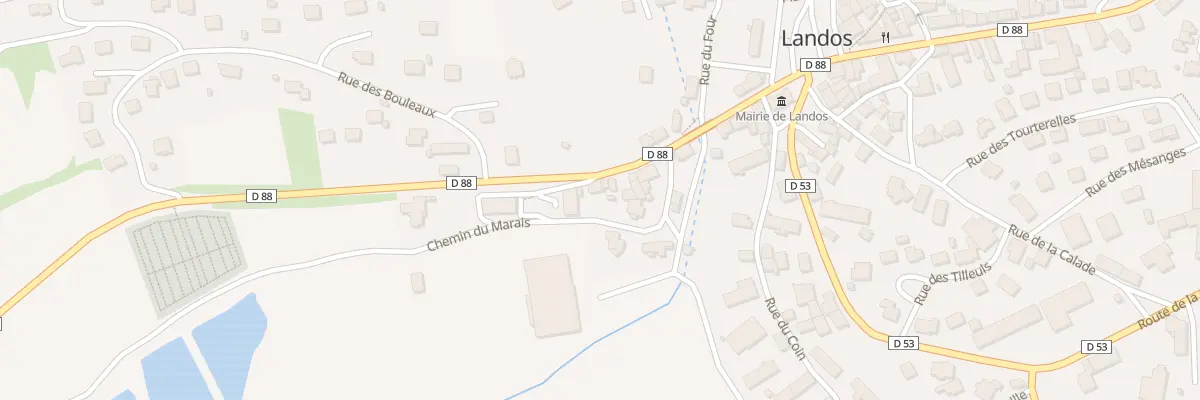 Plan du 23 Rte du Haut-Allier à Landos