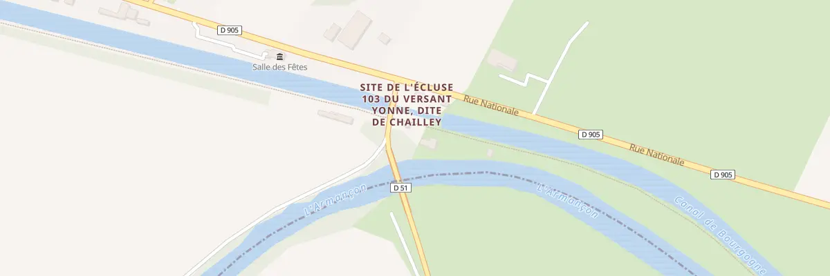 Plan du 3 Rue des Deux Ponts à Percey