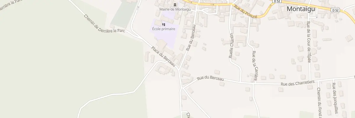 Plan du 2 Pl du Berceau à Montaigu