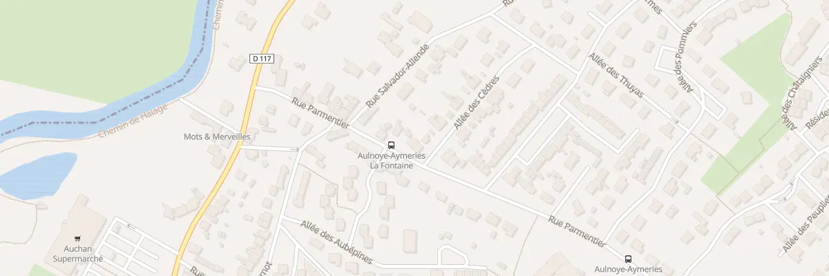 Plan du 90 Rue Parmentier à Aulnoye-Aymeries