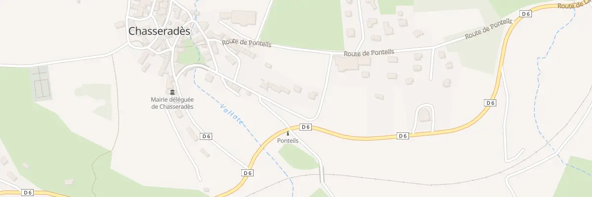 Plan du 425 Rte du Pont du Vallat à Mont Lozère et Goulet