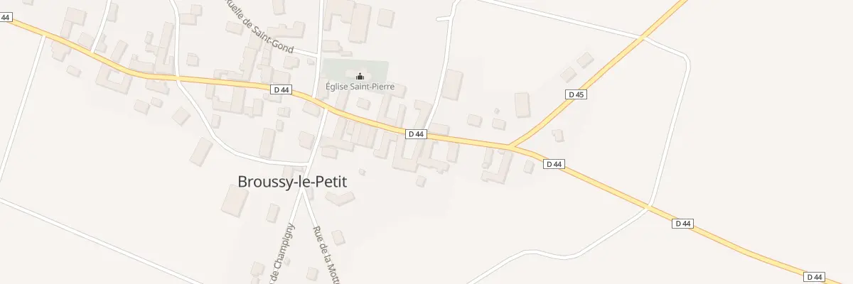 Plan du 8B Rue du Frene à Broussy-le-Petit