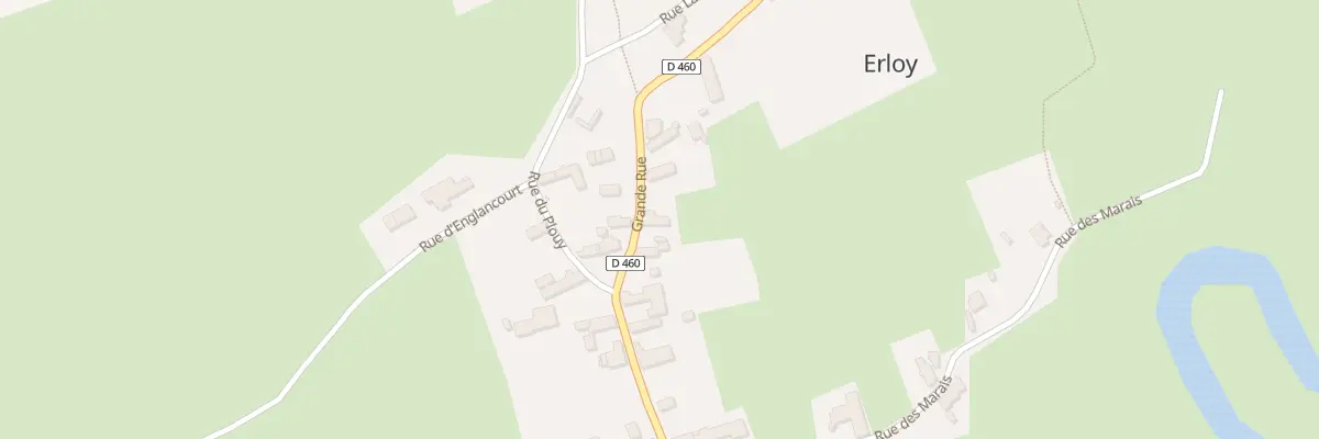 Plan du 10 Gr Gde Rue à Erloy