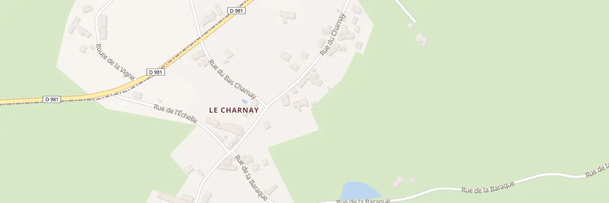 Plan du 74 Le Charnay à Lanty