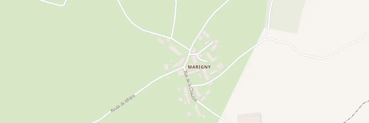 Plan du 5 Rte de Mhère à Montreuillon