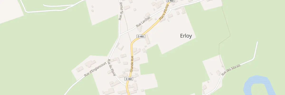 Plan du 14 Gr Gde Rue à Erloy