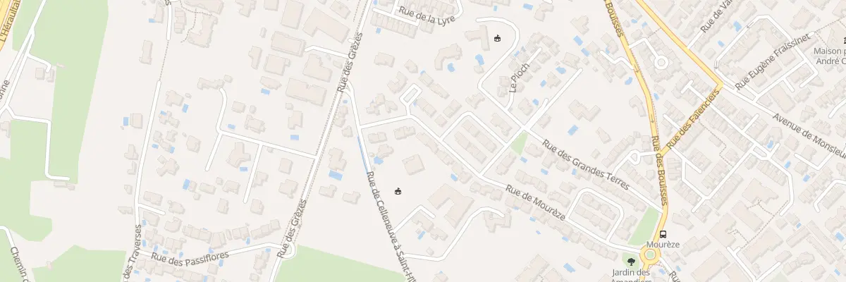 Plan du 102 Rue de Mourèze à Montpellier