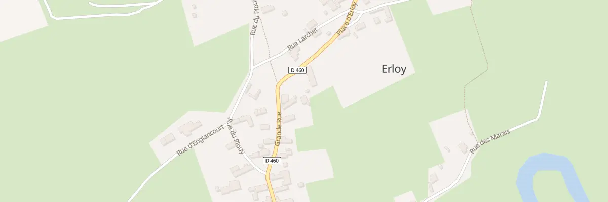 Plan du 14B Grande Rue à Erloy