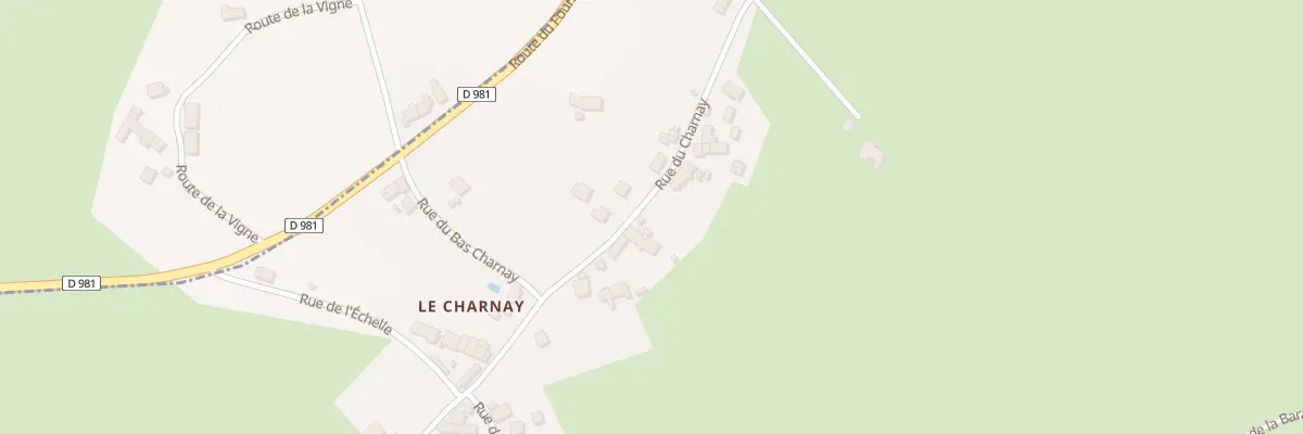 Plan du 73B Le Charnay à Lanty