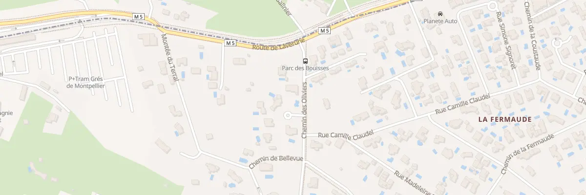 Plan du 785 Che des Oliviers à Saint-Jean-de-Védas