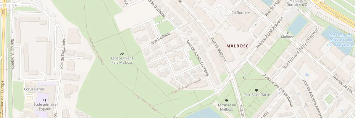 Plan du 17 Rue Barbara à Montpellier
