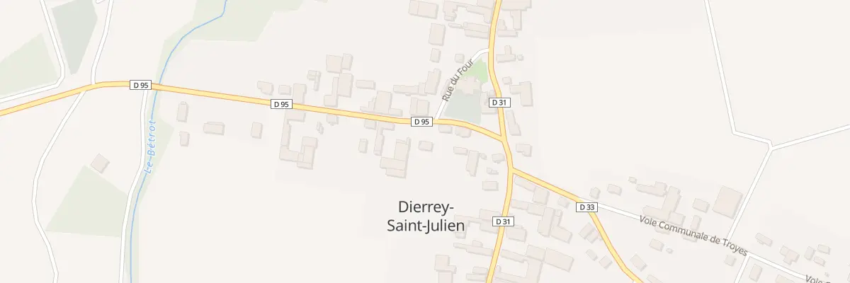 Plan du 5 Rue de la Planche à Dierrey-Saint-Julien