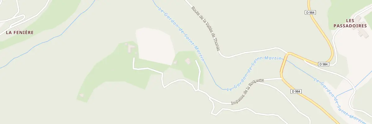Plan du 5446 La Roquette à Saint-Étienne-Vallée-Française