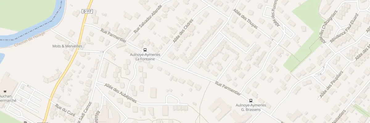 Plan du 82 Rue Parmentier à Aulnoye-Aymeries