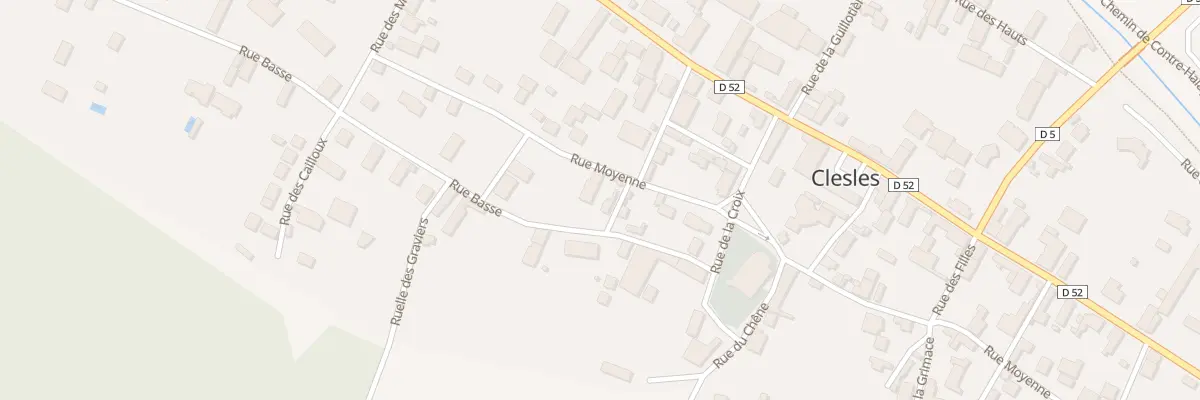 Plan du 8 Rue de la Bretauge à Clesles