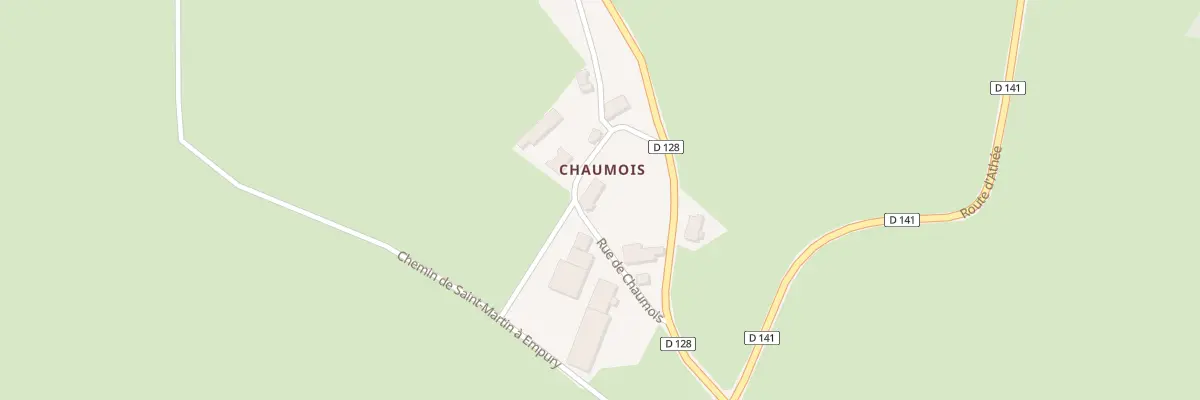 Plan du 25 Chaumois à Empury