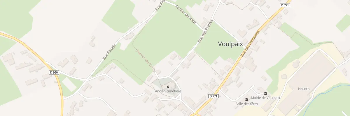 Plan du 1T Rue des Prêtres à Voulpaix