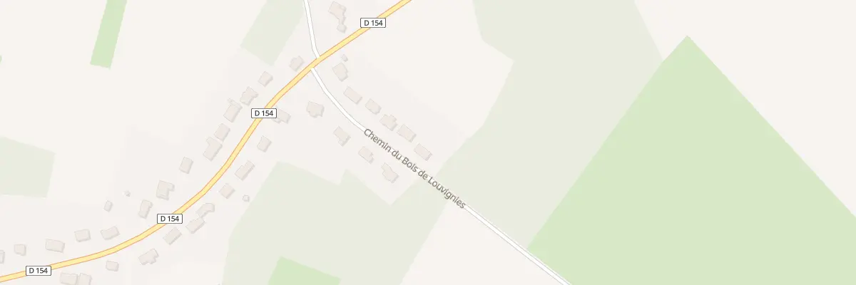 Plan du 135 Che du Bois de Louvignies à Audignies