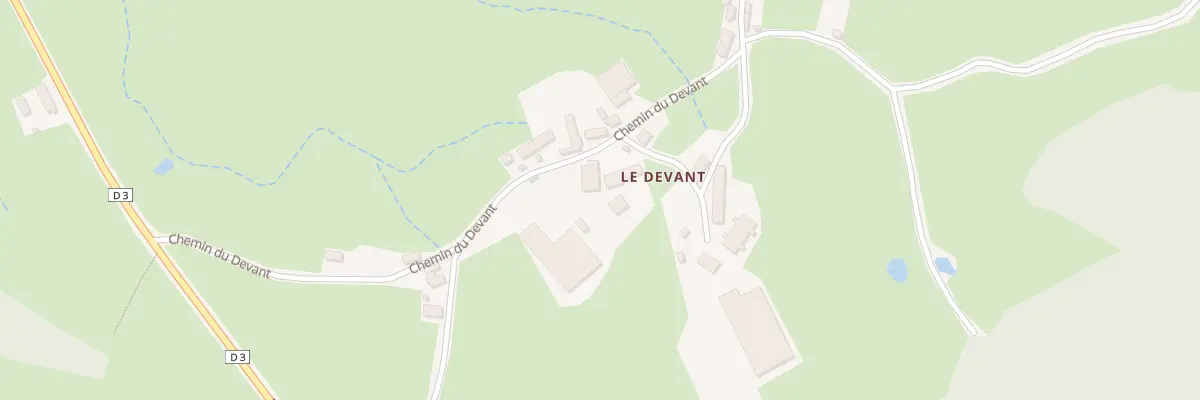 Plan du 64 Le Devant à Saint-Seine