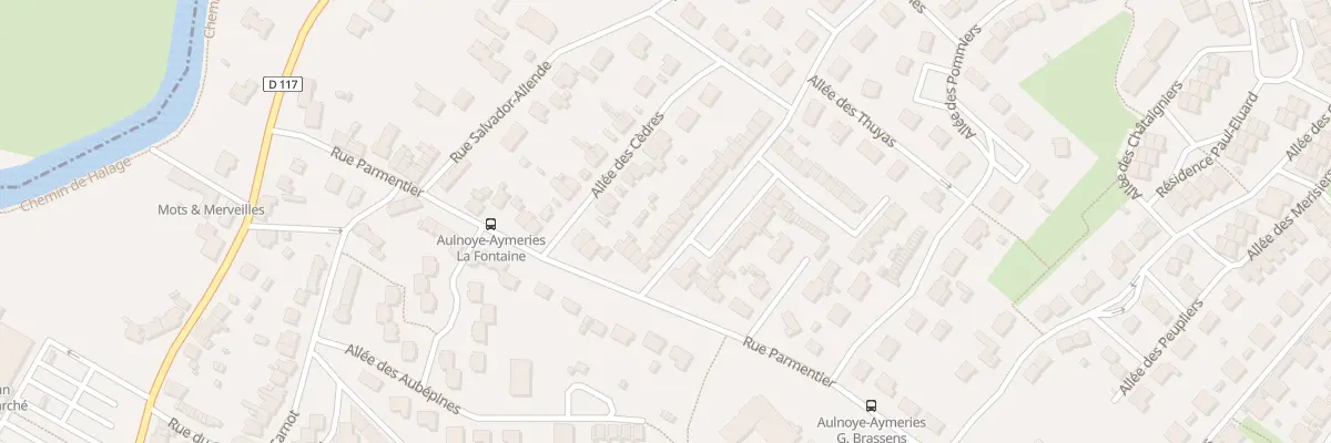 Plan du 7 Rue de Quedlinburg à Aulnoye-Aymeries