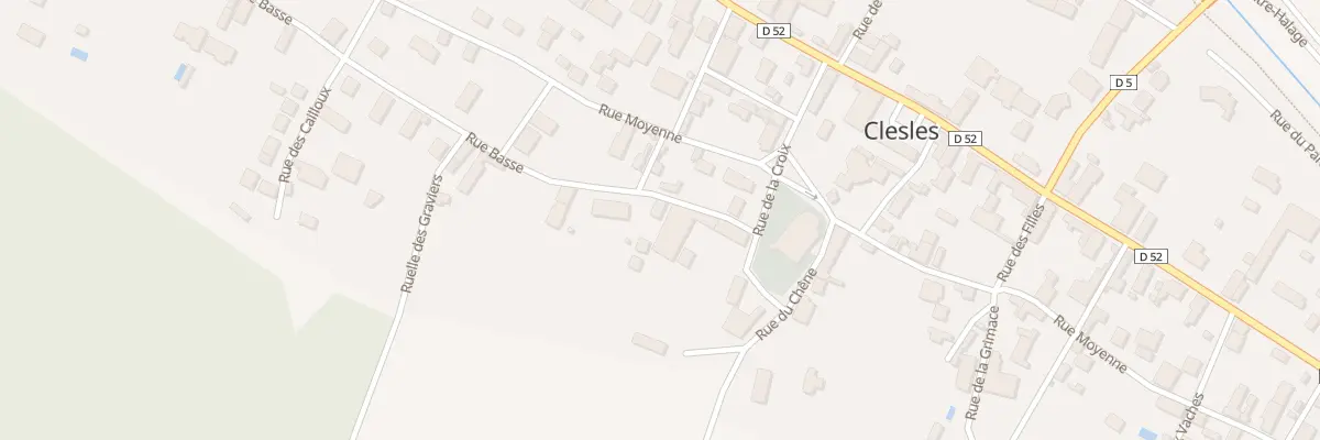 Plan du 5 Rue Basse à Clesles