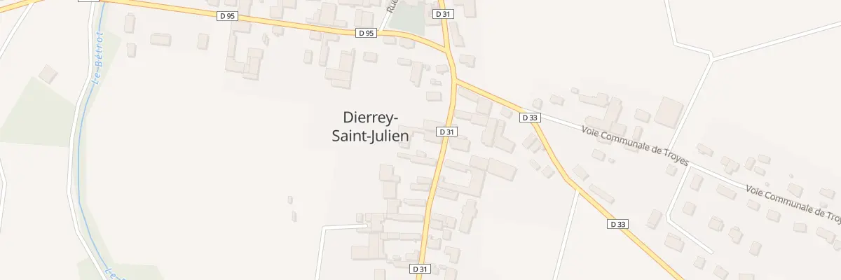 Plan du 6 Rue de Moirey à Dierrey-Saint-Julien