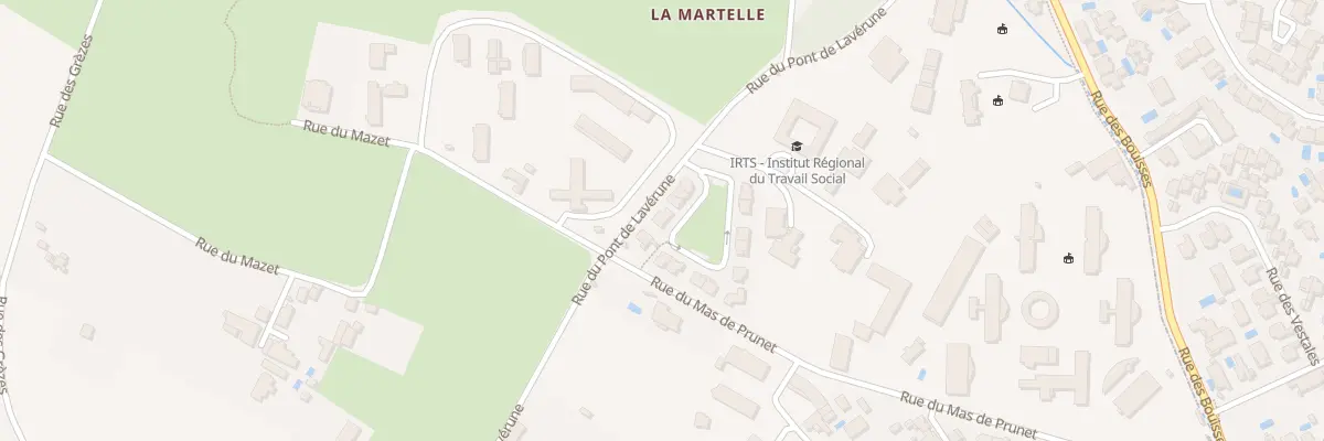 Plan du 64 Rue La Grotte des Demoiselles à Montpellier