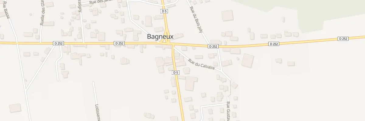 Plan du 1 Rue Auguste Garnier à Bagneux