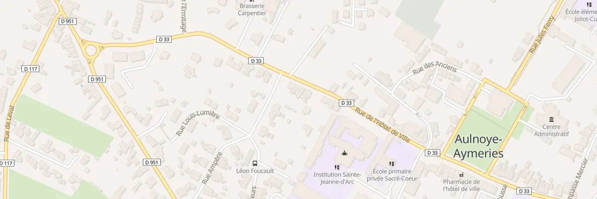 Plan du 173 Rue de l’Hôtel de Ville à Aulnoye-Aymeries