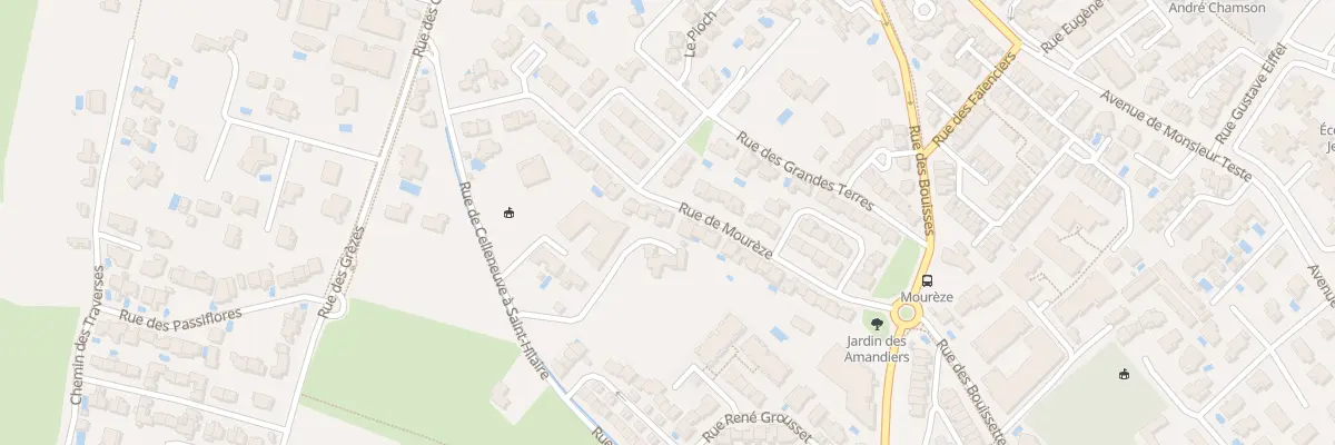 Plan du 222 Rue de Mourèze à Montpellier