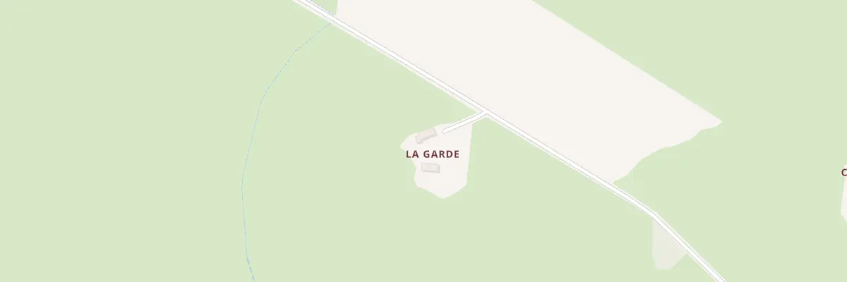 Plan du 1 La Garde à Chalmoux