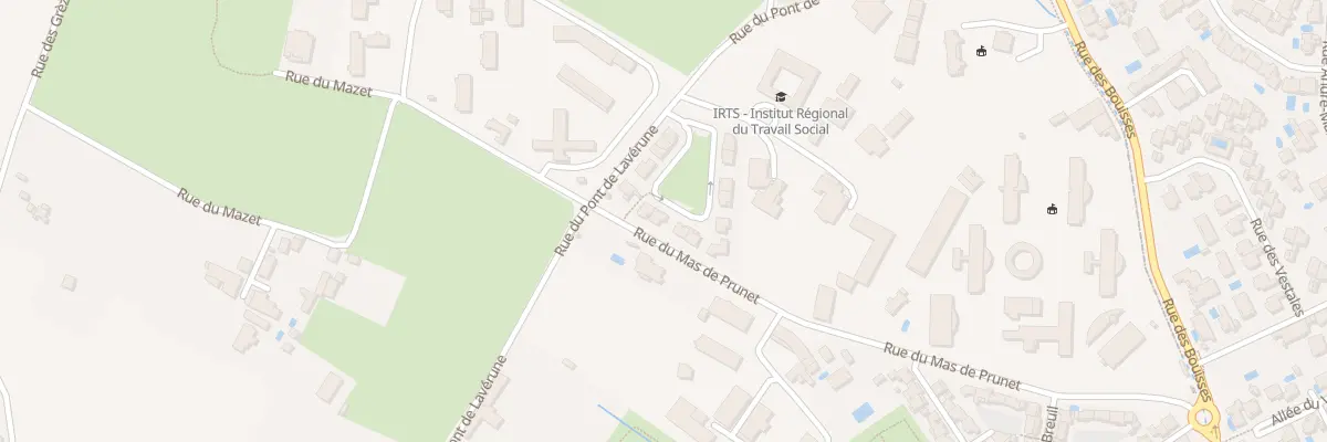Plan du 98 Rue La Grotte des Demoiselles à Montpellier